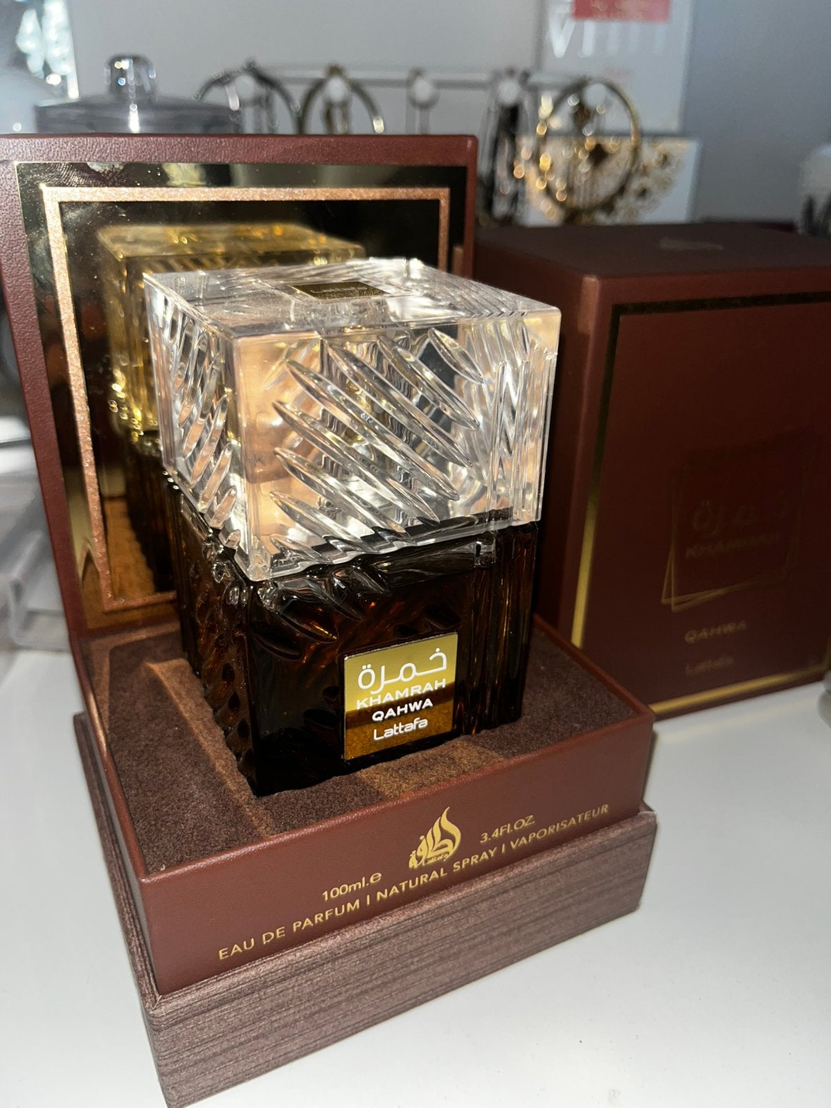 Parfum Lataffa Khamrah Qahwa 100ml, Bijoux, Sacs & Beauté, Enlèvement ou Envoi, Comme neuf
