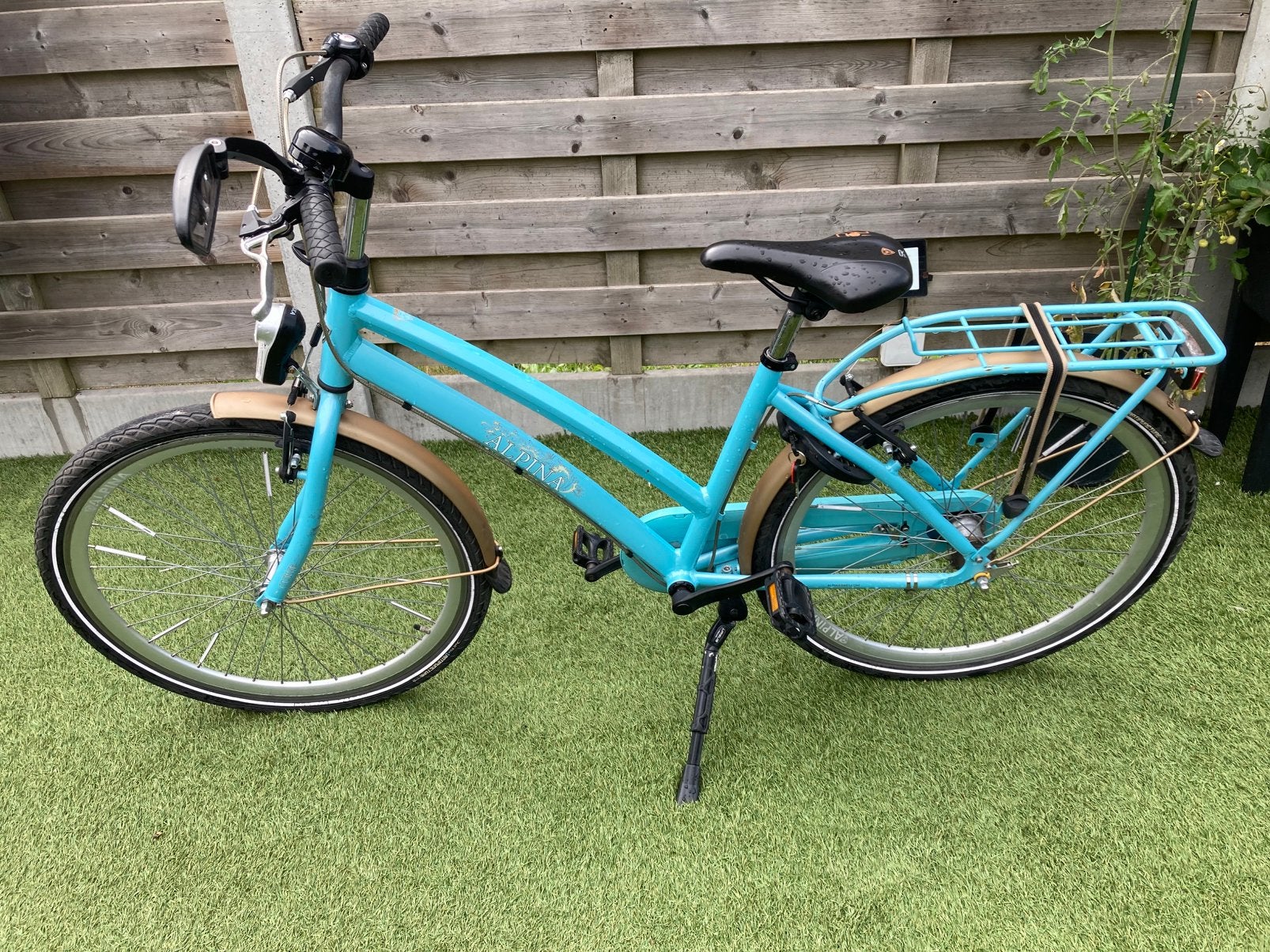 Fiets Alpina 26 inch, Fietsen en Brommers, Gebruikt, Versnellingen, Schijfrem, Ophalen