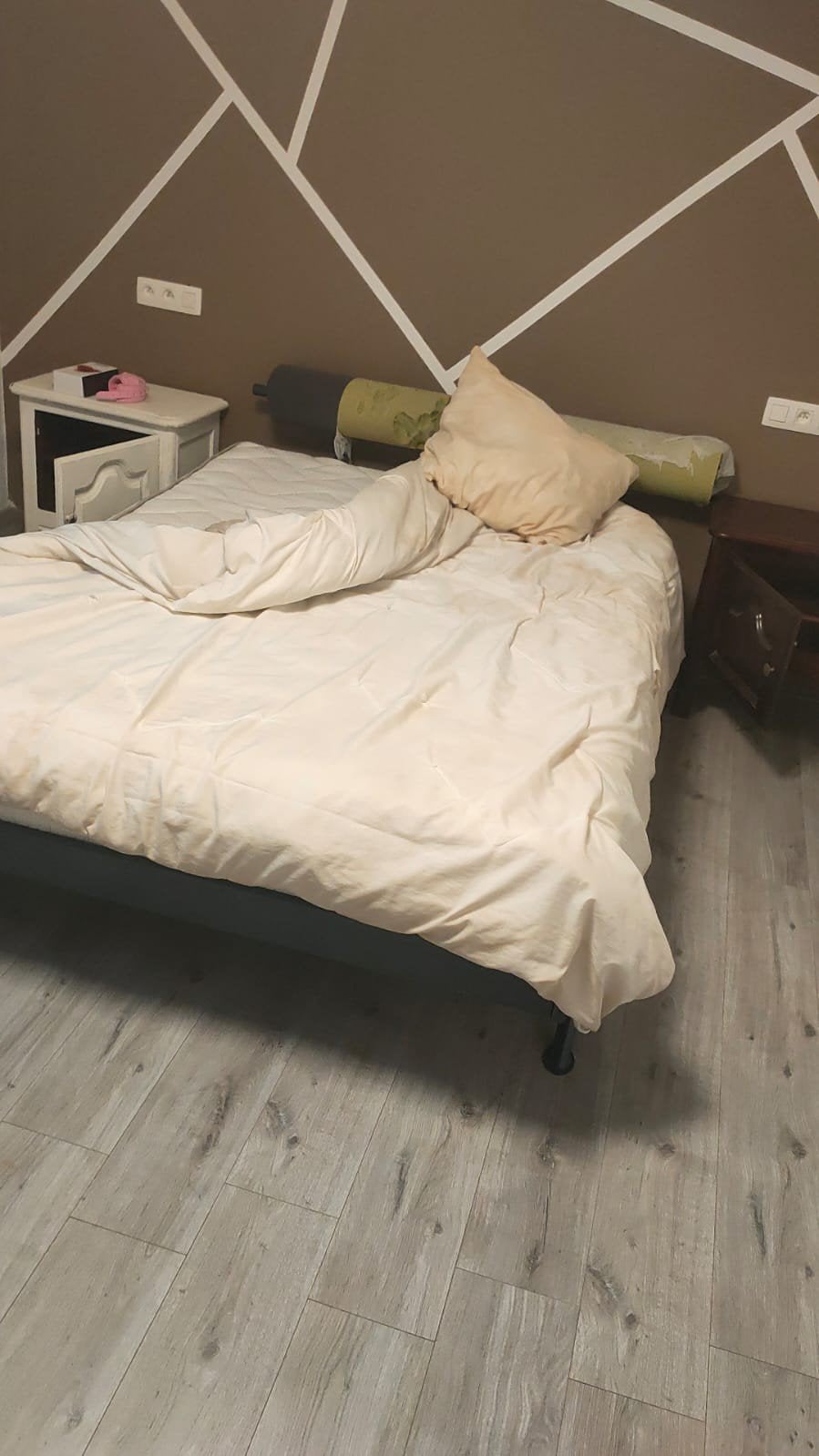 Lit double avec matelas, Maison & Meubles, Enlèvement