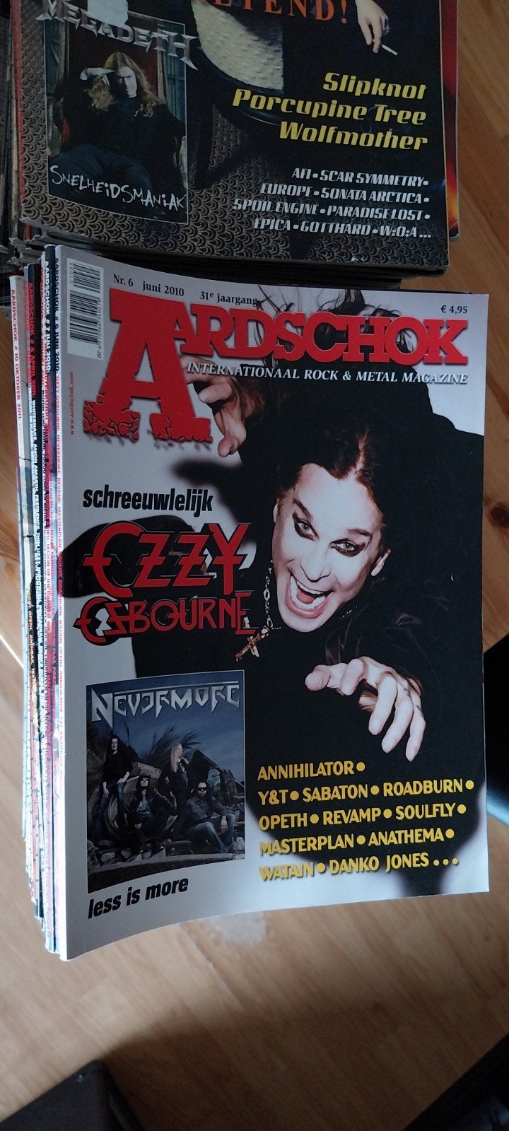 Aardschok-tijdschriften, Livres, Journaux & Revues, Enlèvement, Utilisé, Musique, Cinéma ou TV