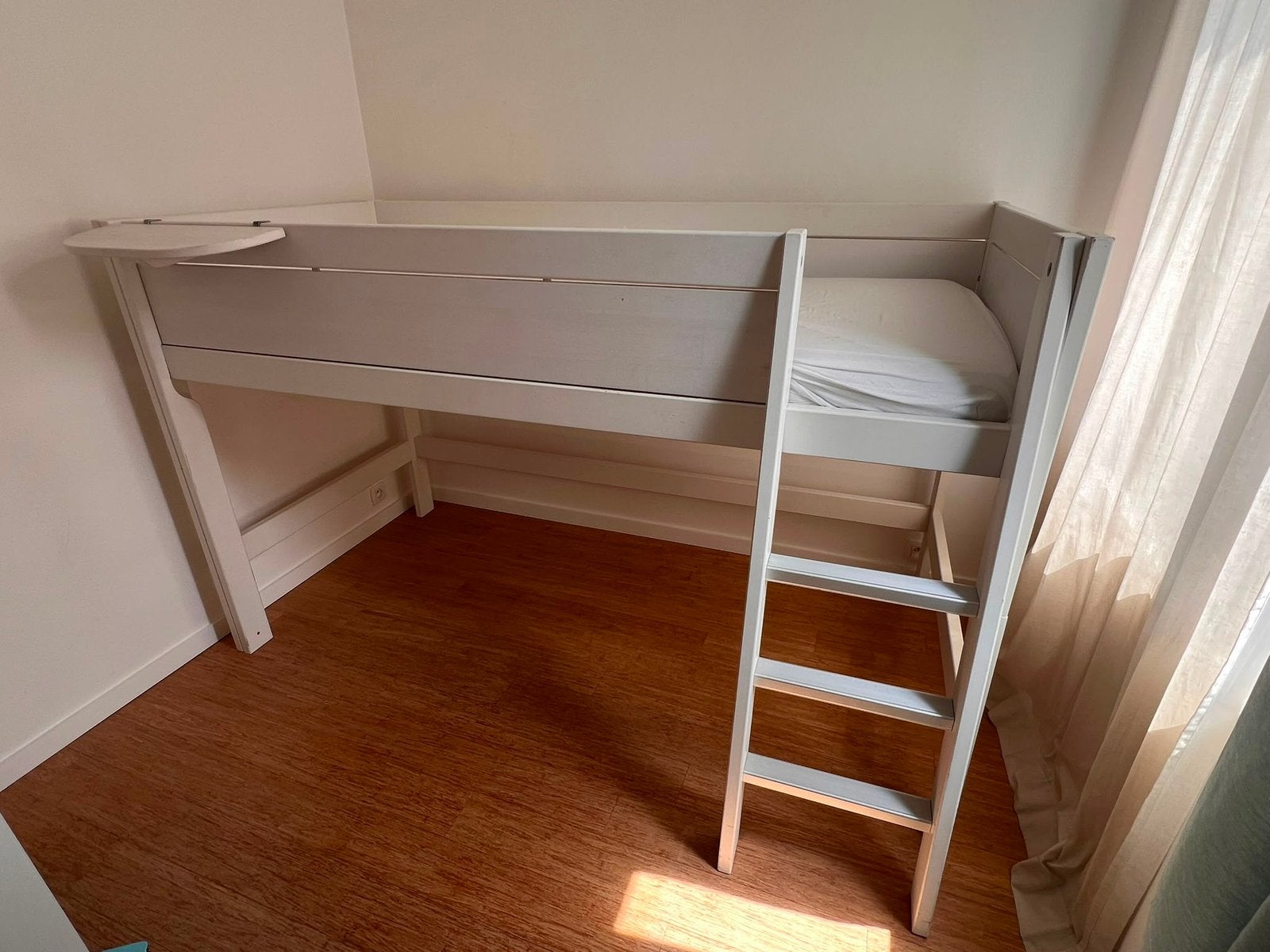 Lit Évolutif Mi-Hauteur FLEXA + Table de nuit, Enlèvement