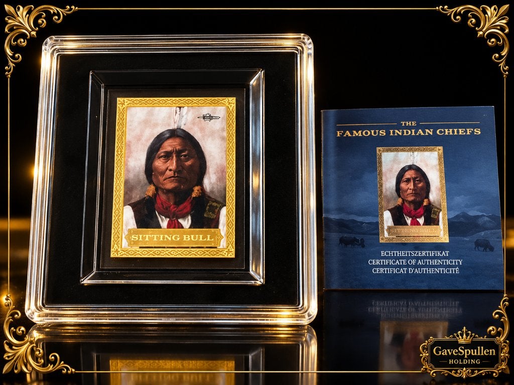 Pièce en or Sitting Bull Indian Chiefs 1/200 oz .999, Envoi, Autres pays, Série, Or
