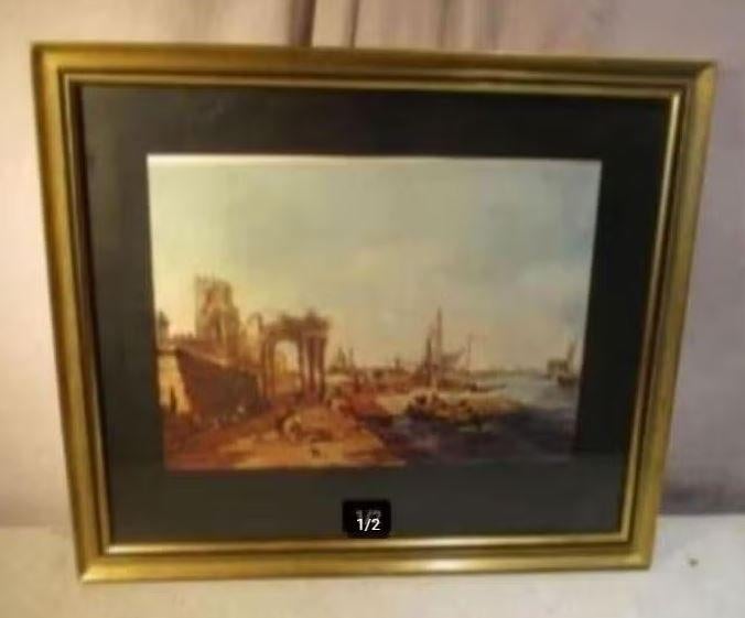 Prachtige Vergulde Houten Fotolijst - 59x52 / 54x47, Ophalen of Verzenden, Zo goed als nieuw