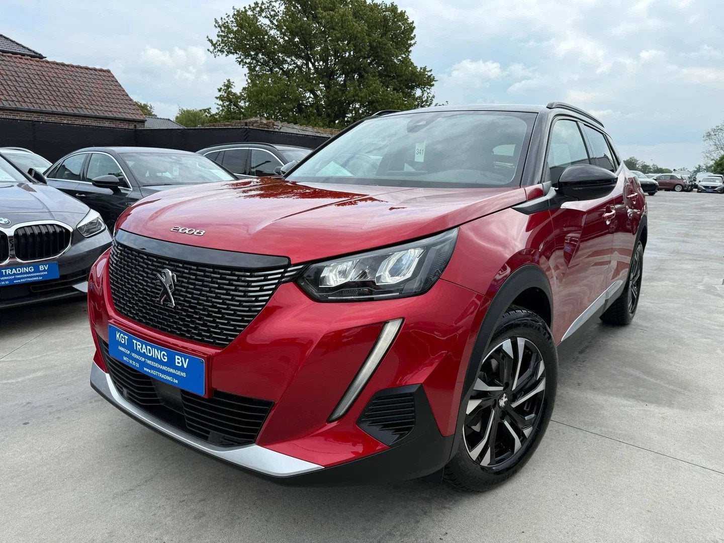 Peugeot 2008 1.2i FULL LED CAMERA LEDER NAVIGATIE VIRTUAL CA, Autos, Rouge, Achat, Euro 6, Entreprise