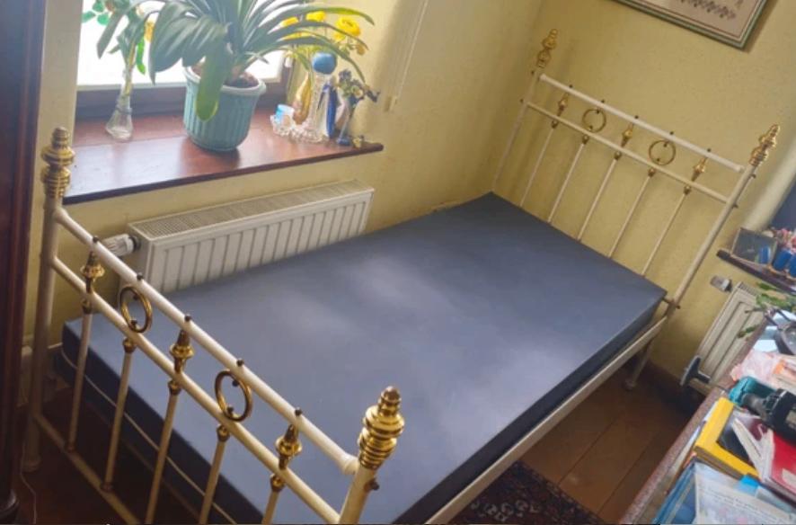 Lit "Vintage" très bon état, Maison & Meubles, 90 cm, Une personne, Enlèvement, Utilisé