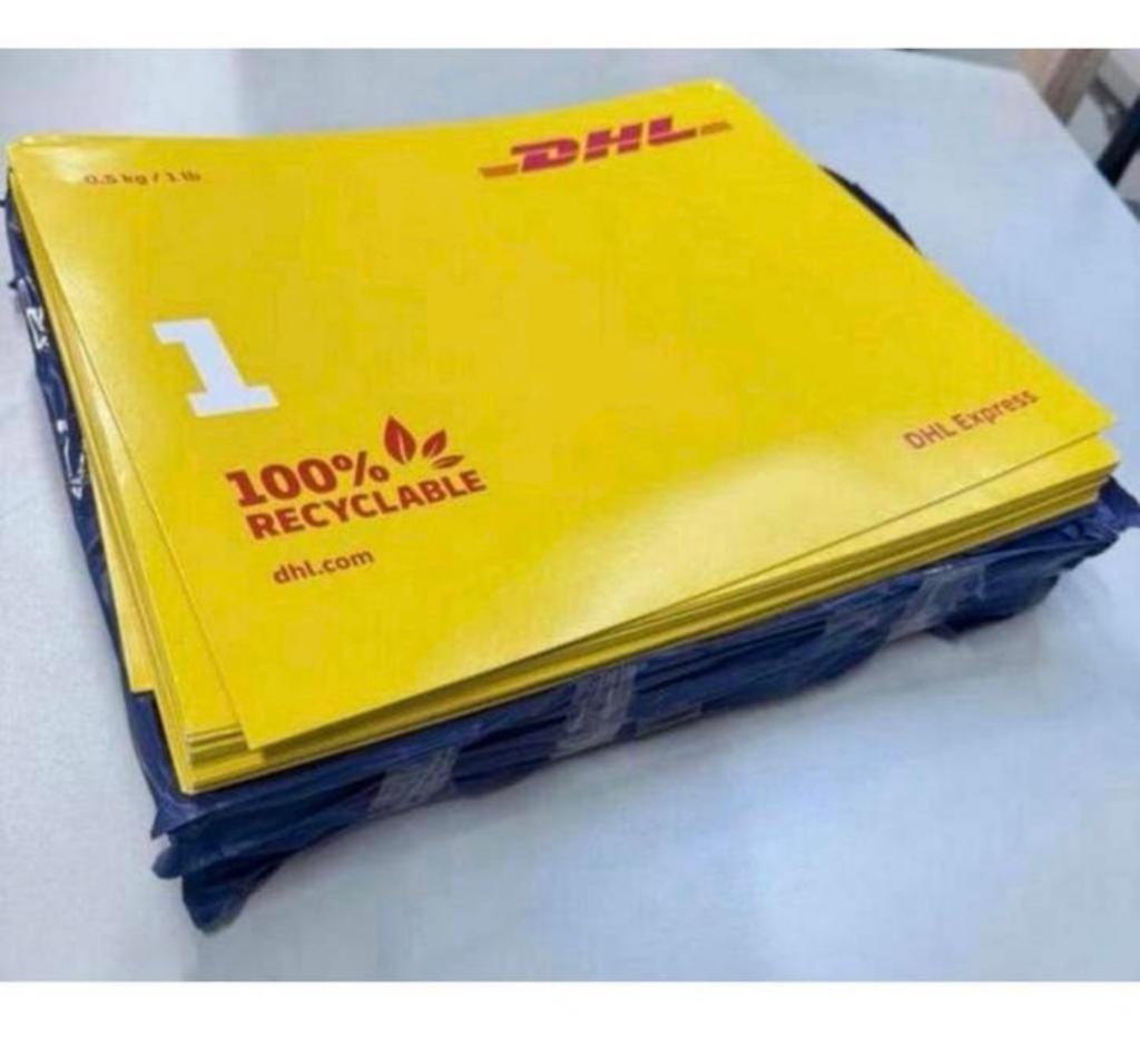 Enveloppes DHL 60x XL 60 pièces d'enveloppes internationales, Enlèvement ou Envoi, Enveloppe