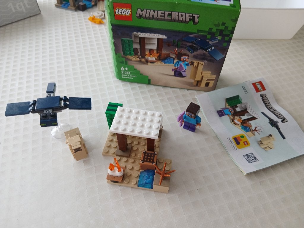 lego minecraft steve's desert expedition 21251, Compleet, Minecraft, Lego, Ophalen of Verzenden