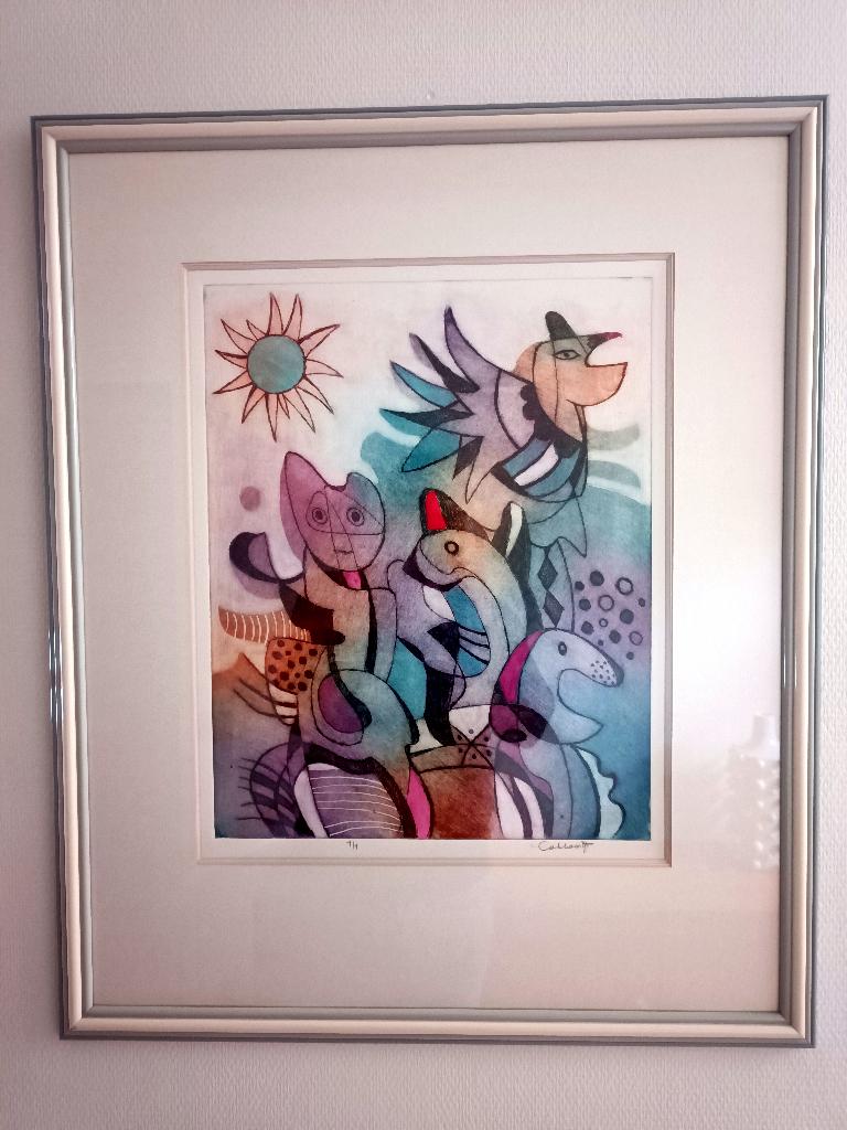 Ets Jan Cobbaert, Antiek en Kunst, Ophalen, 86 cm, 69 cm, Ets