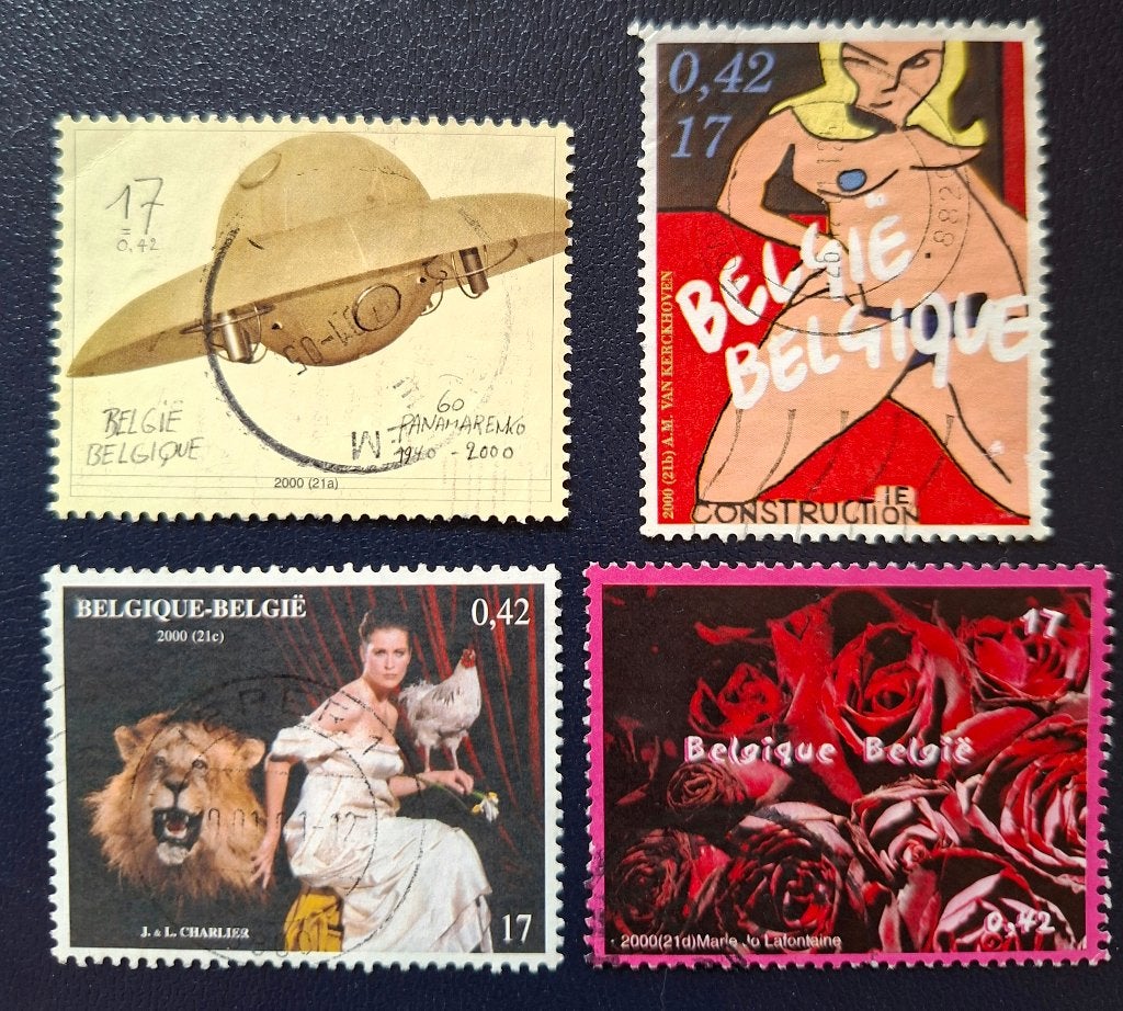 Postzegels België OBP 2938/41, Postzegels en Munten, Met stempel, Ophalen of Verzenden, Gestempeld, Gestempeld