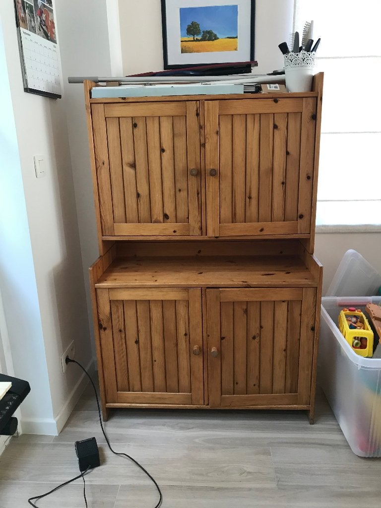 Armoire en pin massif, Enlèvement, Utilisé