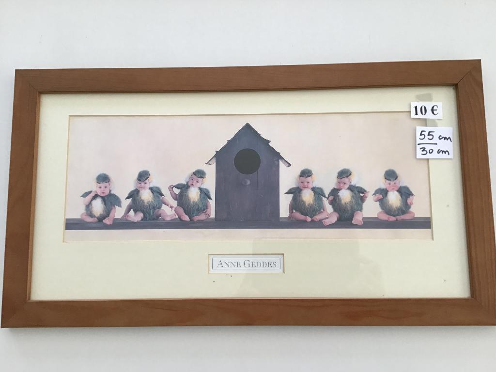 mooi kader "Anne Geddes" 55 cm op 30 cm, Kinderen en Baby's, Ophalen of Verzenden, Zo goed als nieuw