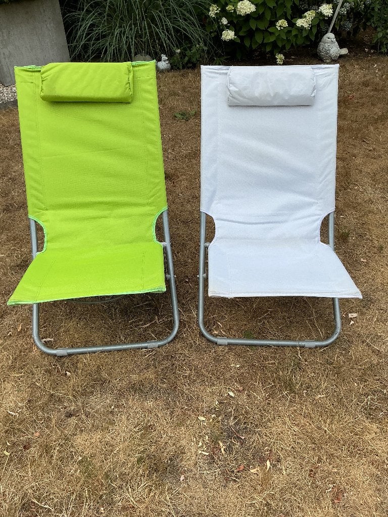 Strandstoel, Tuin en Terras, Ophalen, Gebruikt, Overige materialen, Inklapbaar