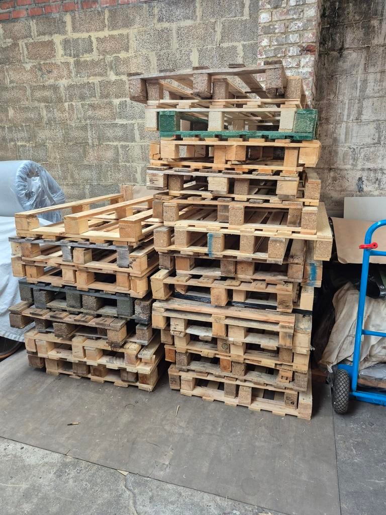 Palette en bois ( PRIX 1 EUROS PCS ), Enlèvement