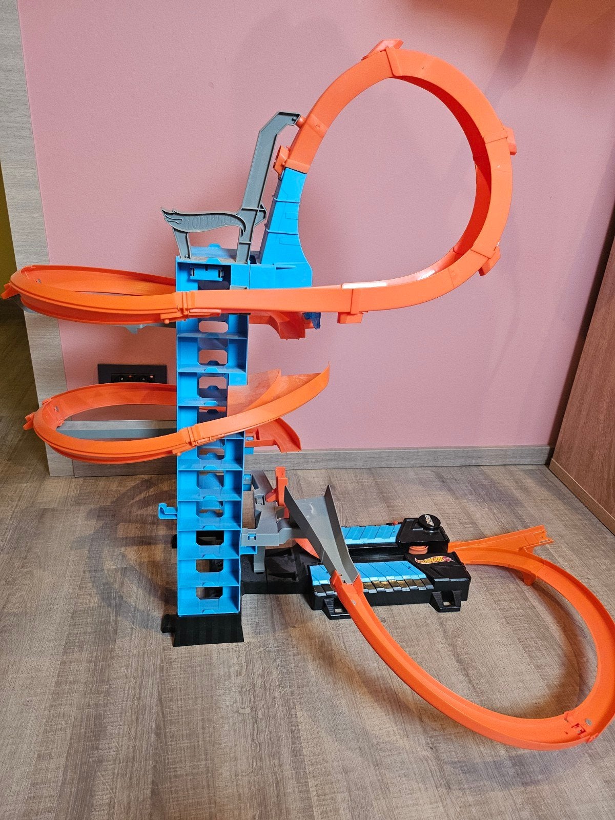 Hot Wheels Altitude Crash set met looping, Ophalen, Racebaan, Hot Wheels