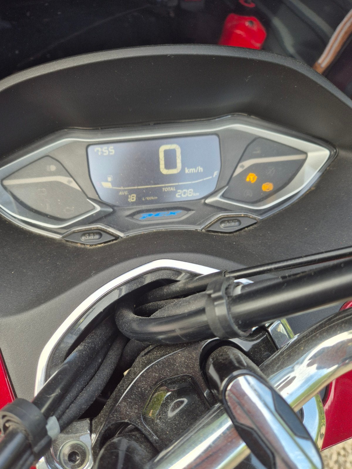 Honda PCX 125cc als nieuw 208km 1e eigenaar, Motoren, Motoren | Honda, Scooter, Nieuw, Particulier, 125 cc