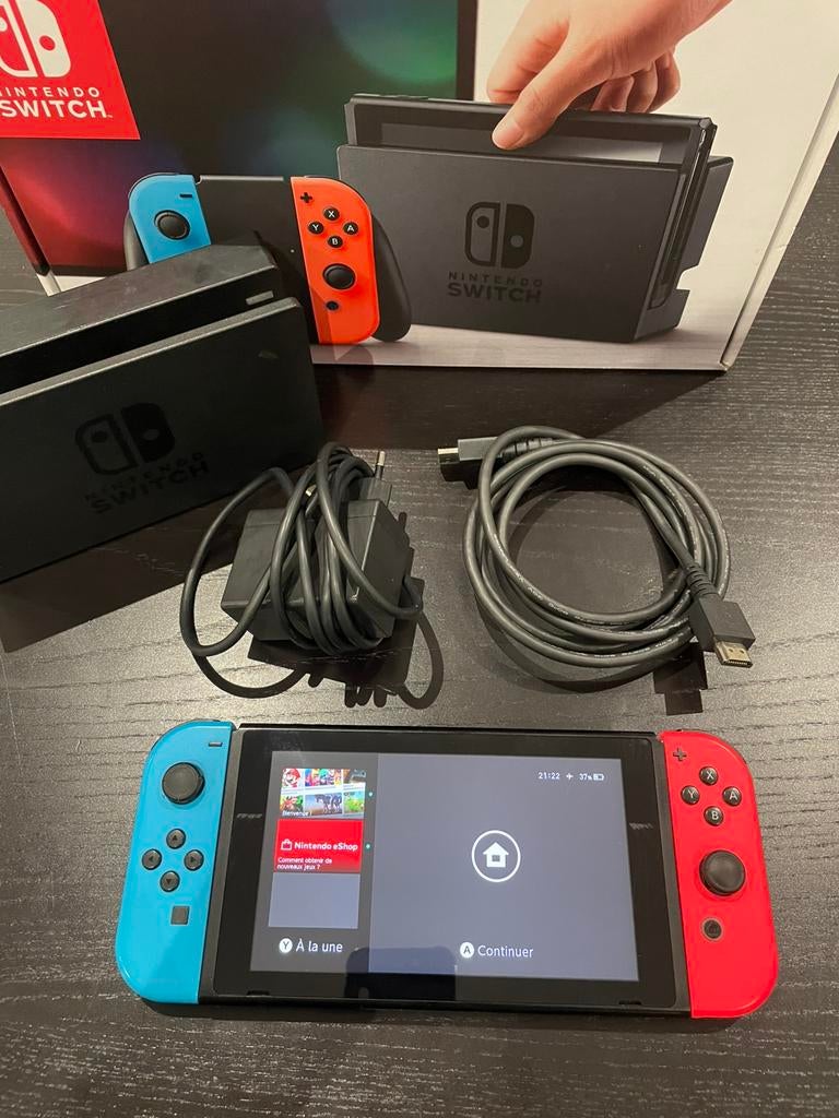 Nintendo Switch – Jailbreak RCM / Plus de 70 Jeux inclus, Games en Spelcomputers, Met 2 controllers, Ophalen of Verzenden, Zo goed als nieuw