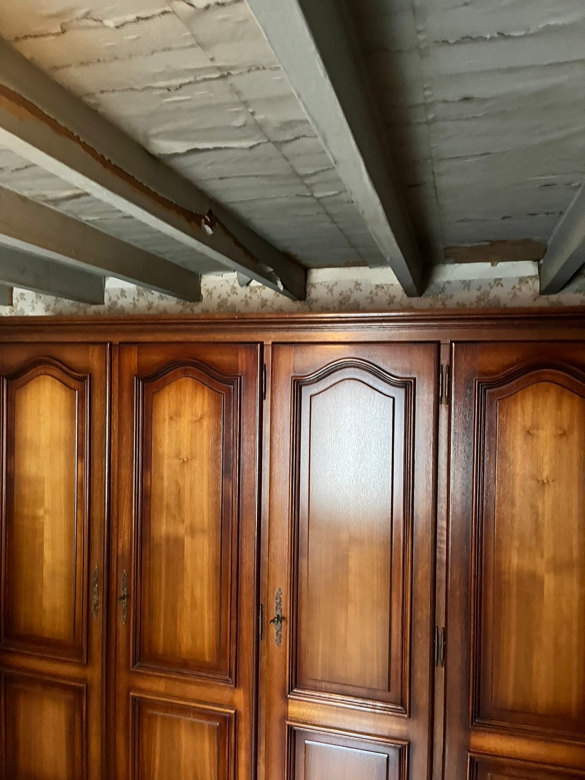 Slaapkamer notenlaar, Huis en Inrichting, Ophalen, Zo goed als nieuw