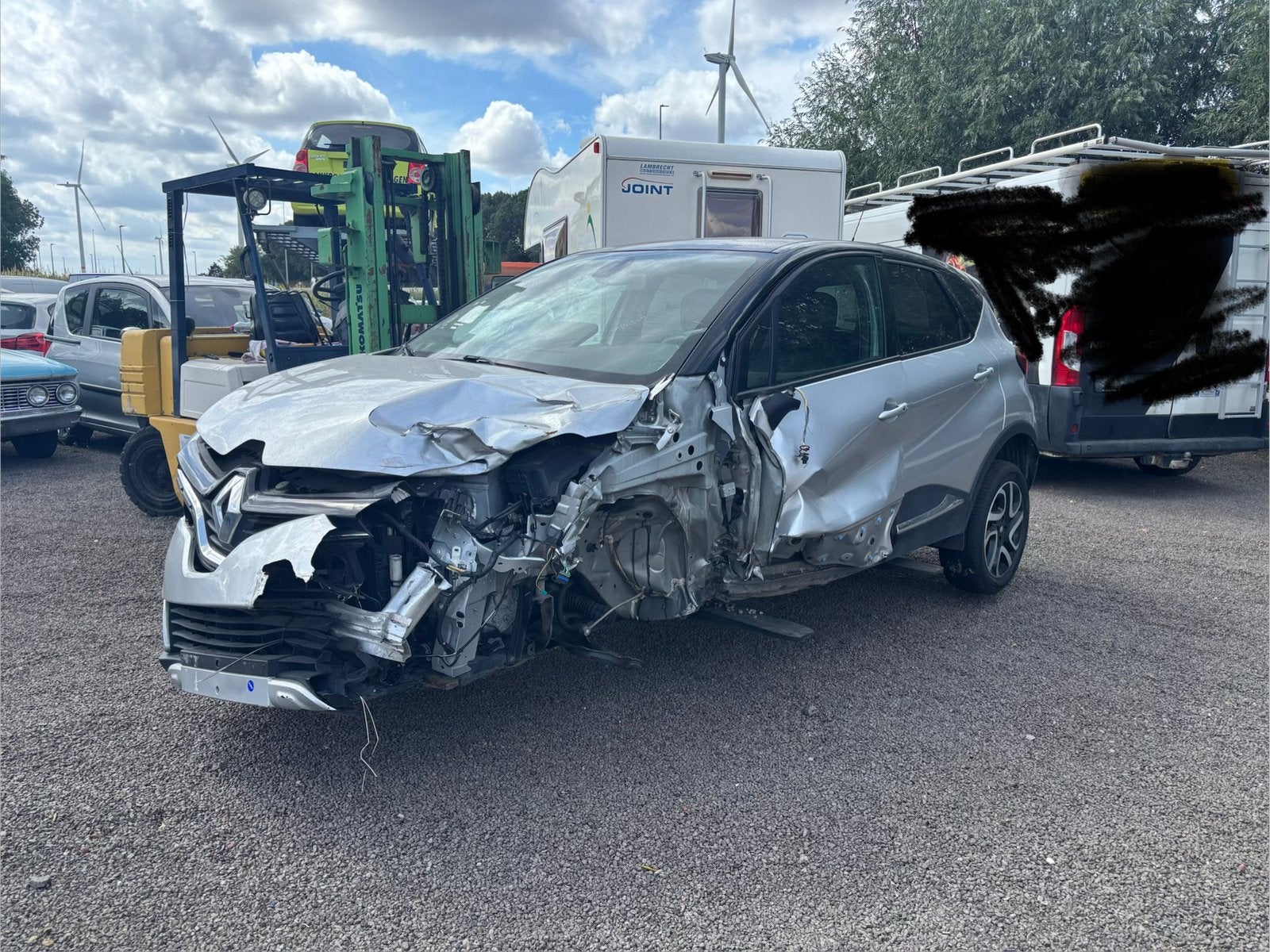 Renault captur, Auto diversen, Ongevalwagen, Ophalen of Verzenden, Automaat, Benzine, Renault