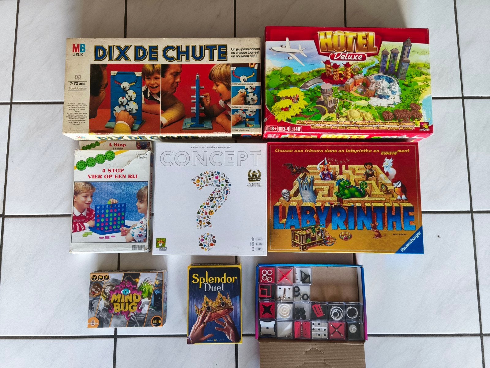 Lot jeux de société, casse tête.
Venir chercher sur place., Hobby & Loisirs créatifs, Enlèvement, Utilisé