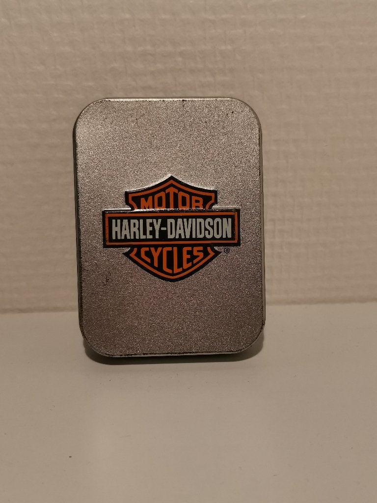 Briquet Zippo Vintage Harley-Davidson 2002 avec étain, Enlèvement ou Envoi, Comme neuf, Briquet