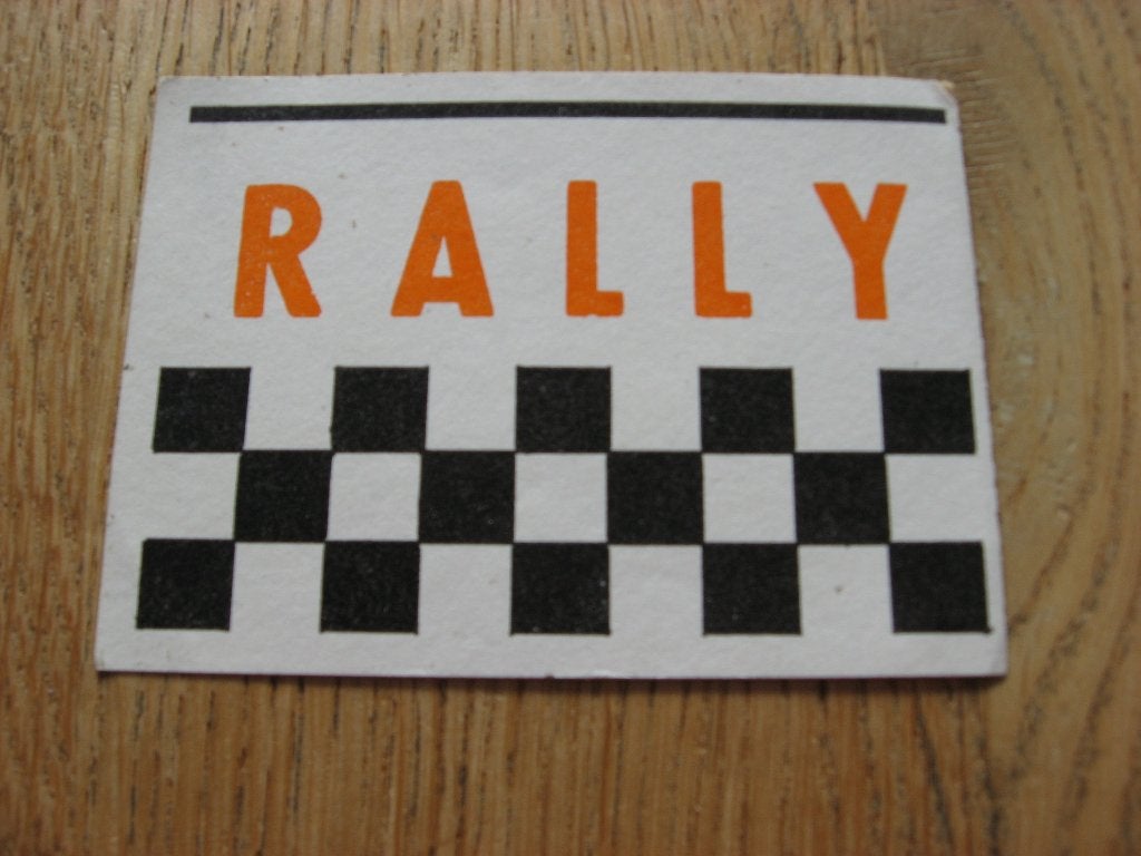 Sticker Rally, Collections, Enlèvement ou Envoi, Neuf, Sport