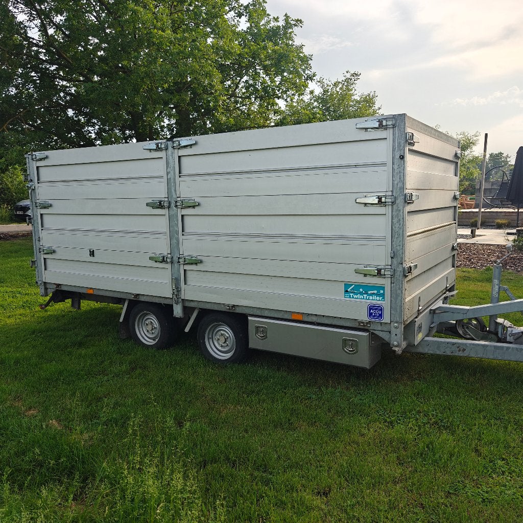 twintrailer in topstaat, Ophalen, Zo goed als nieuw
