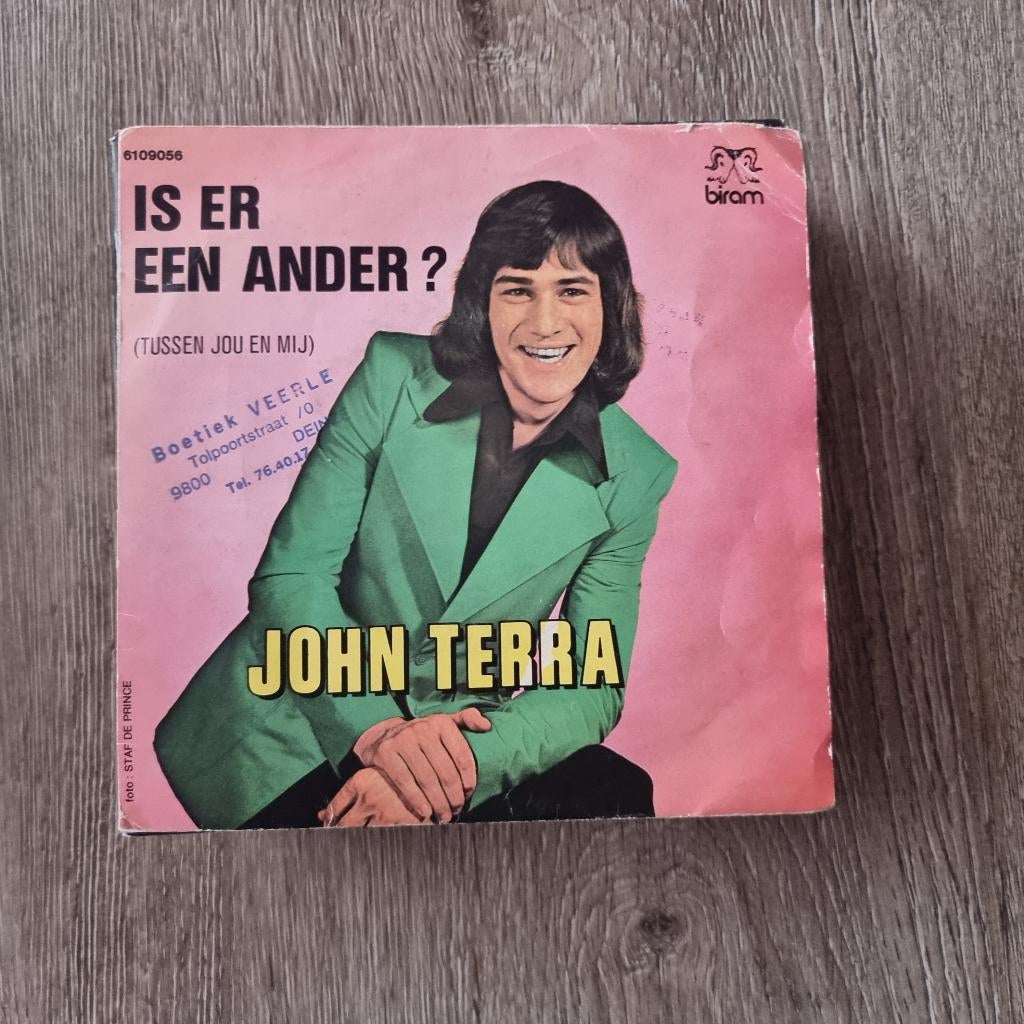 7" John Terra - Is er een ander, Gebruikt, 7 inch, Single, Ophalen of Verzenden