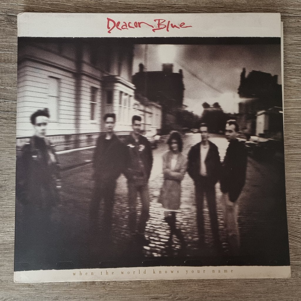 LP Deacon Blue – When The World Knows Your Name, Cd's en Dvd's, Vinyl | Rock, LP, Gebruikt, Ophalen of Verzenden, Gatefold hoes