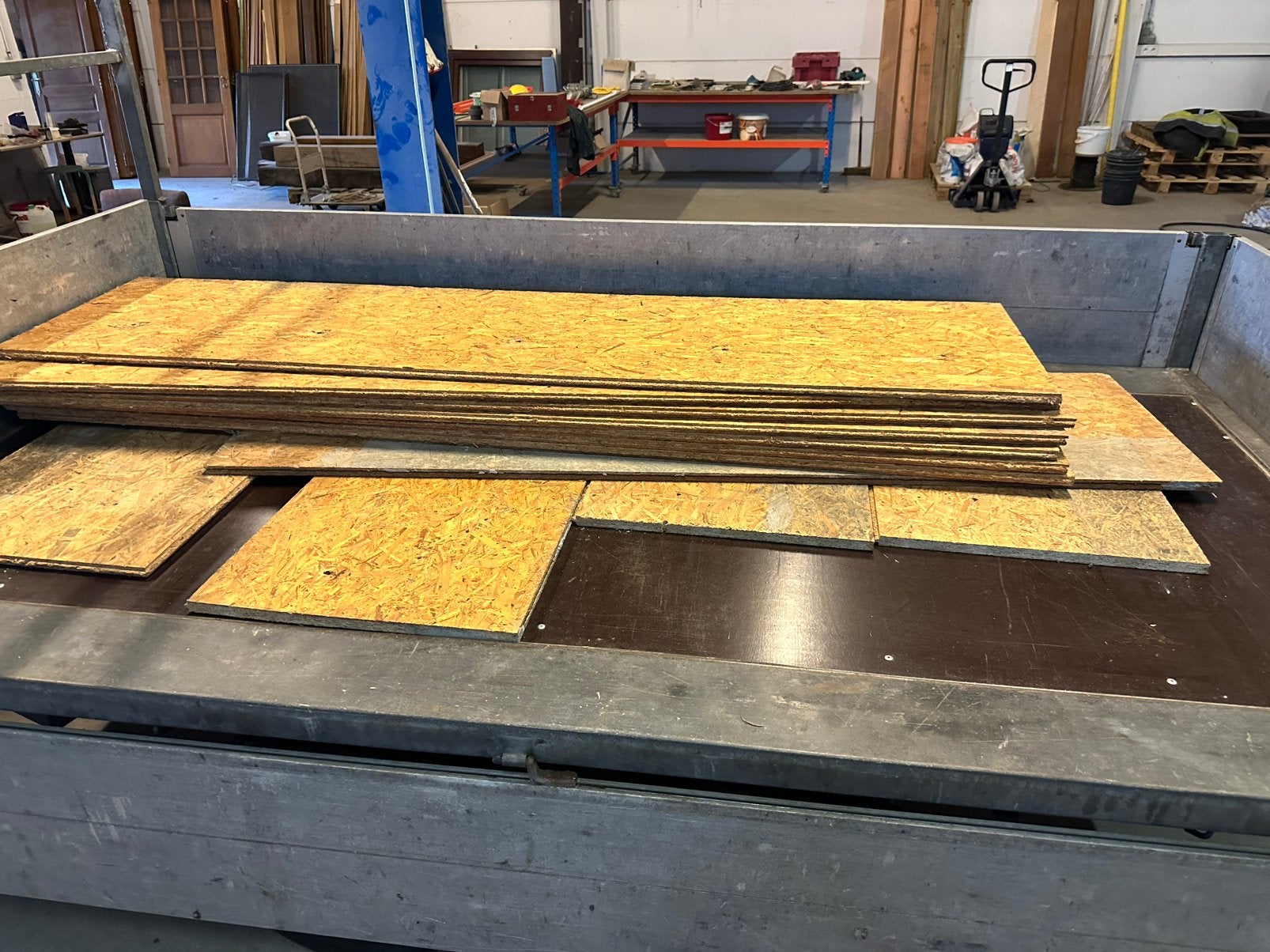 7 osb platen 22mm, Ophalen, Gebruikt