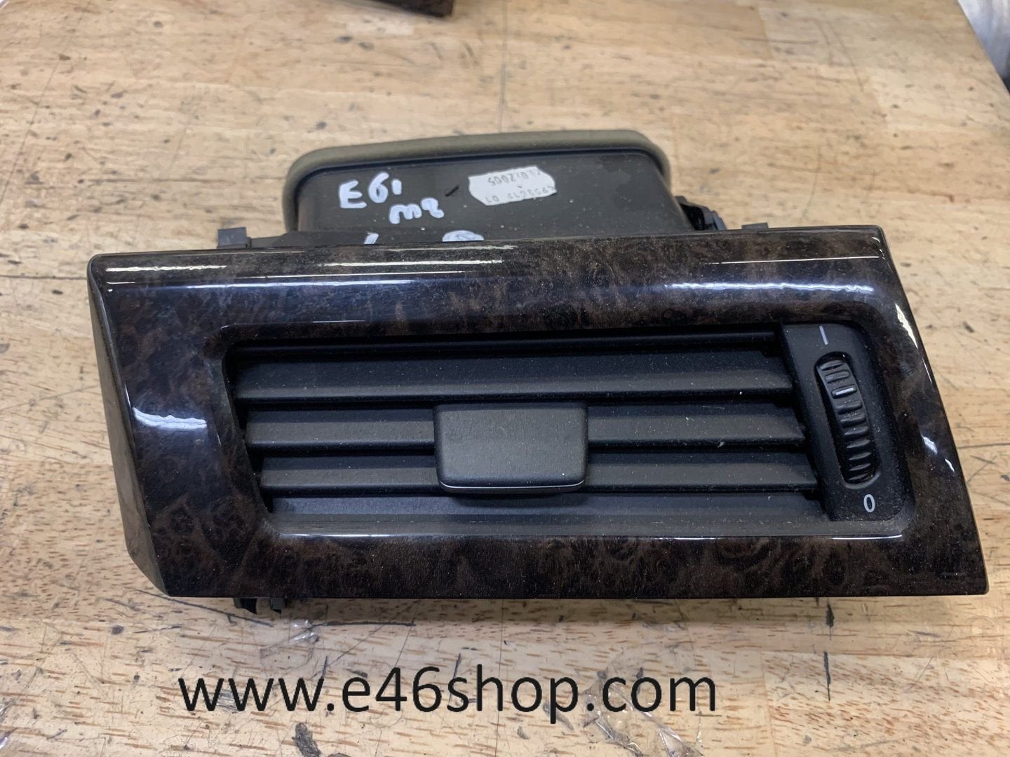 VENTILATIE ROOSTER BMW E60 E61 LINKS HOUT, Auto-onderdelen, Gebruikt, -, -, Ophalen of Verzenden