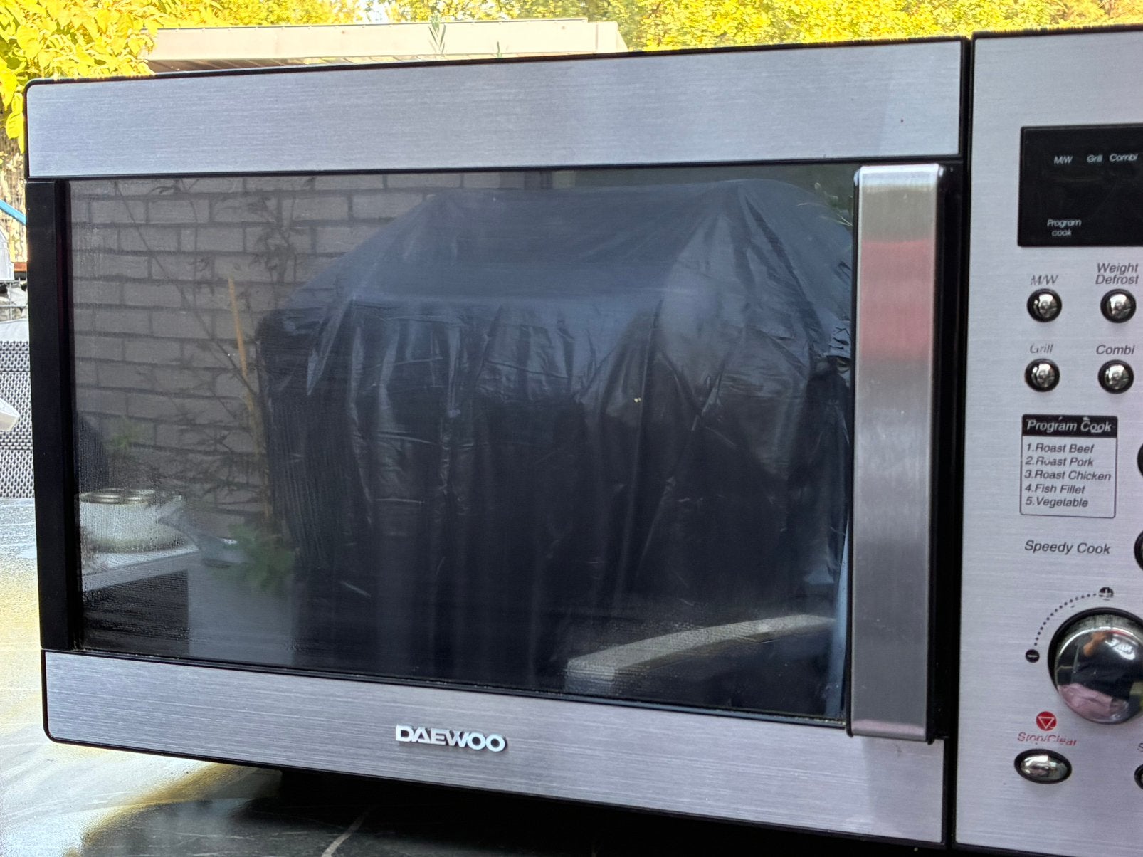 Combi microgolf - grill DAEWOO, Elektronische apparatuur, Ophalen, Gebruikt, Grill, Draaiplateau