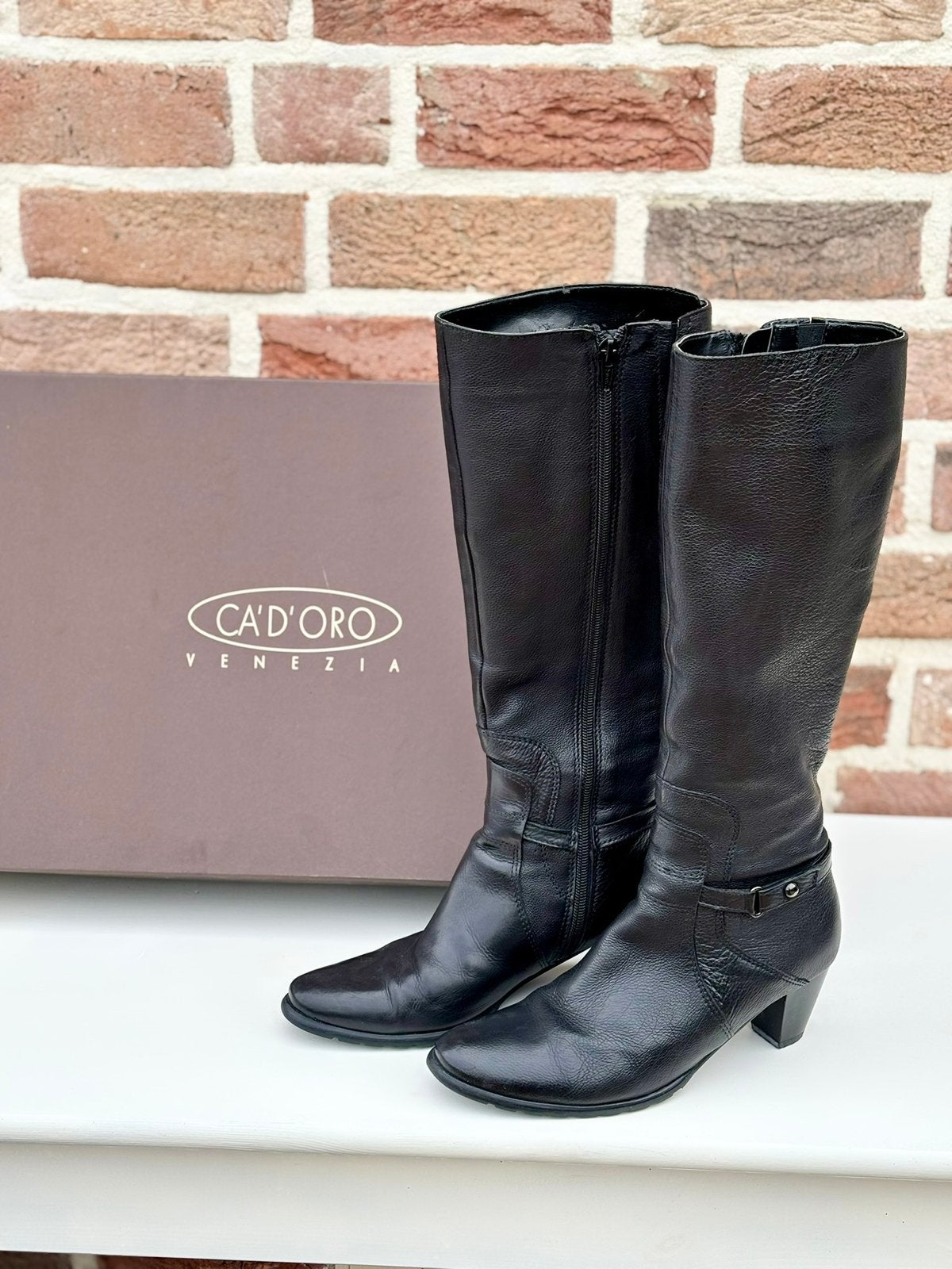 Ca’D’Oro Venezia hoge laarzen maat 35, Kleding | Dames, Schoenen, Hoge laarzen, Zwart, Ophalen of Verzenden, Zo goed als nieuw