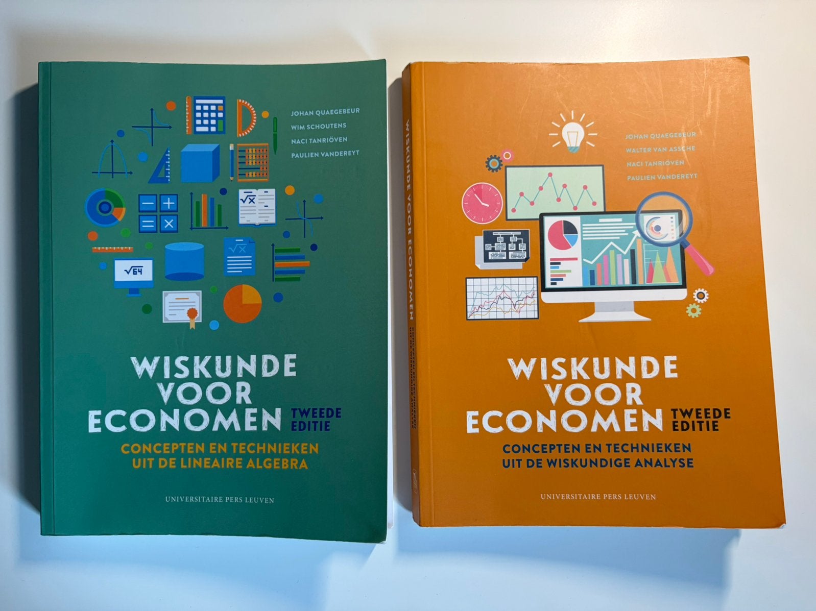 Wiskunde voor economen (deel 1 en 2), Boeken, Ophalen of Verzenden, Gelezen, Overige onderwerpen