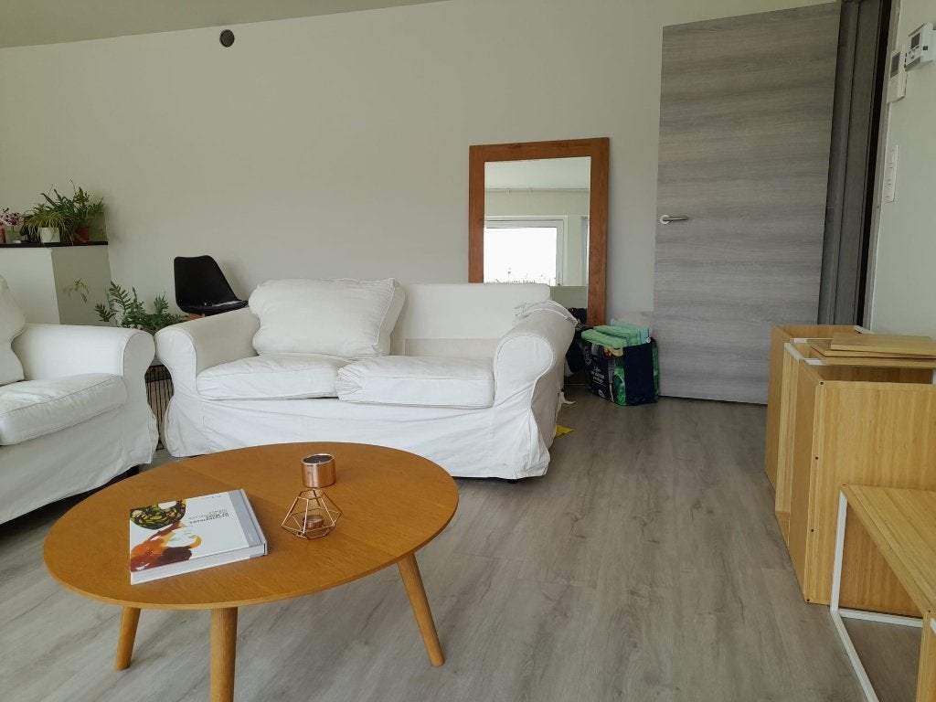 Ikea Ektorp 2-zitsbank wit 80€, Ophalen, Gebruikt, Rechte bank, Stof