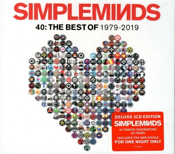 Simple Minds – 40: The Best Of 1979-2019, CD & DVD, Enlèvement ou Envoi, Comme neuf
