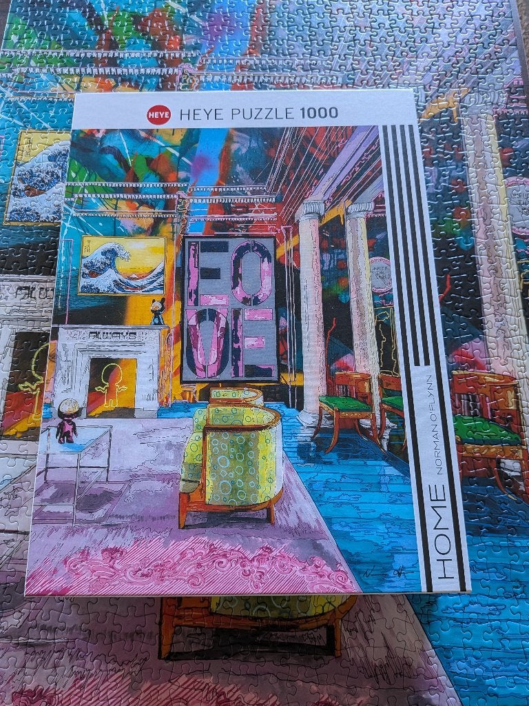 Puzzel - Room with wave - 1000 stukjes, Ophalen, 500 t/m 1500 stukjes, Zo goed als nieuw, Legpuzzel