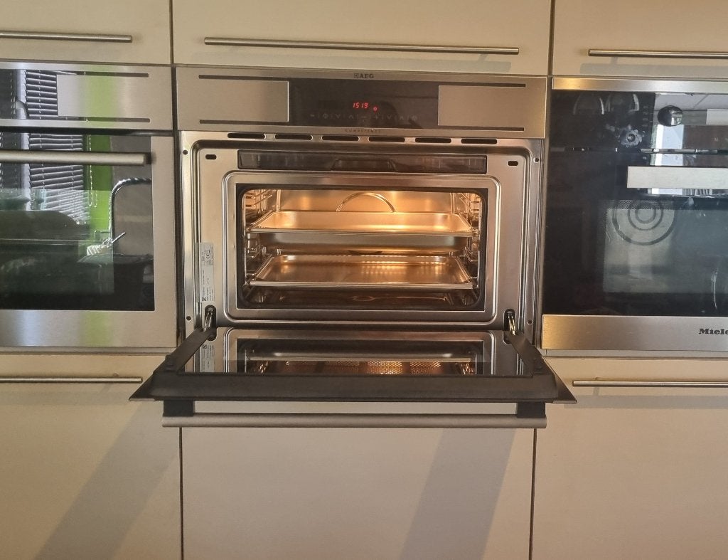 Stoomoven AEG compact Inox - Nieuw!, Elektronische apparatuur, Ophalen, 45 tot 50 cm, AEG, Nieuw