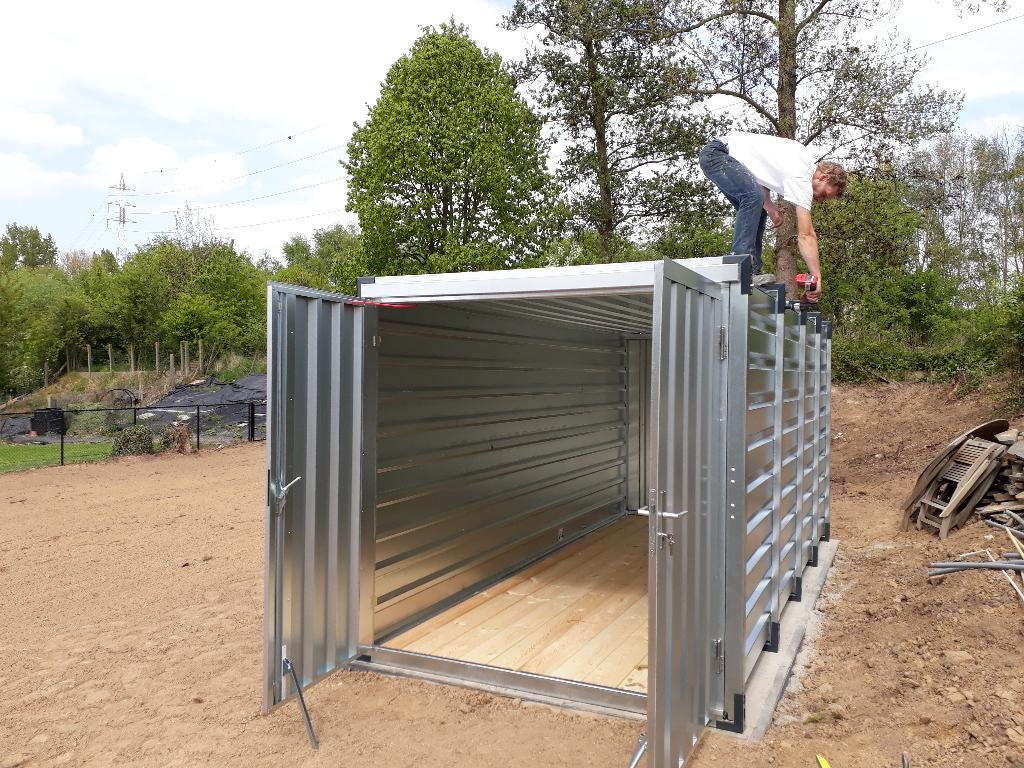 demontabele opslagcontainer 5 meter  * VERKOCHT *, Ophalen
