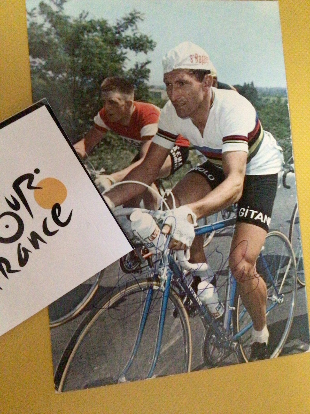 Wielerkaart wk team gitane jean stablinski signe, Envoi