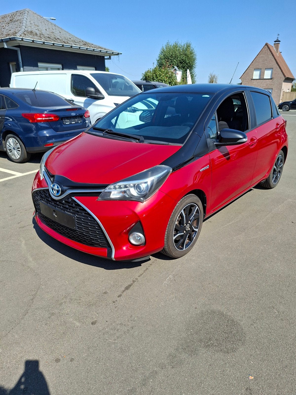 Toyota Yaris hybride automaat two-tone, Auto's, 5 deurs, Yaris, Electronic Stability Program (ESP), Te koop
