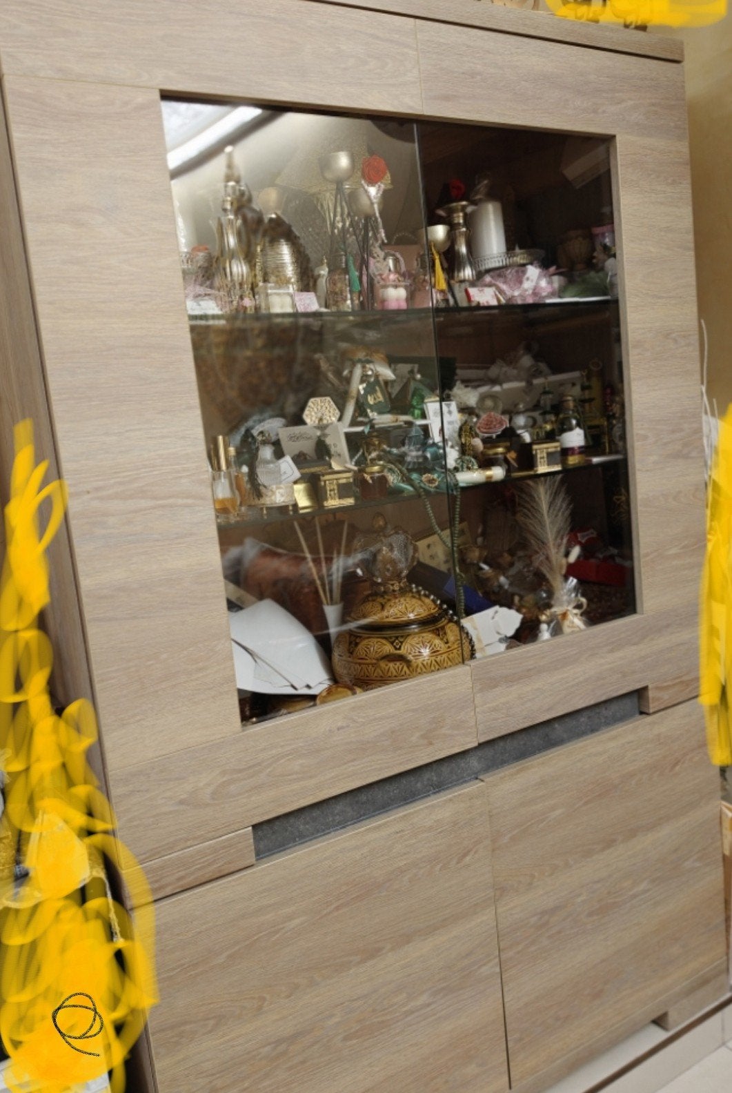 vitrine + dressoir, Enlèvement, Utilisé