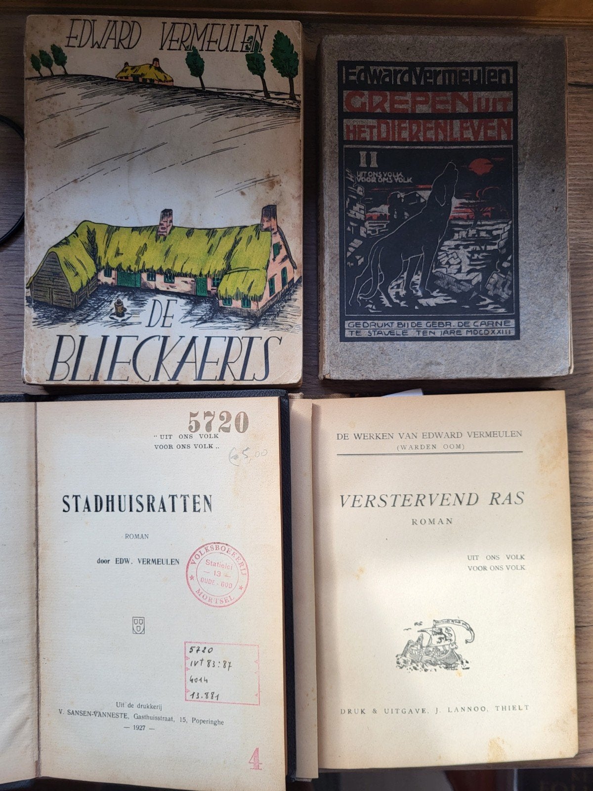 4x Edward Vermeulen (Warden Oom), Boeken, Ophalen of Verzenden, Gelezen