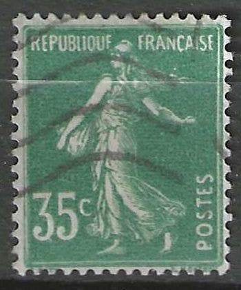 France 1932/1937 - Yvert 361 - Type Semeuse - 35 c. (ST), Envoi, Affranchi