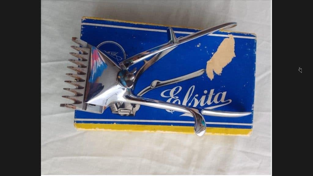 Tondeuse manuel vintage Elsita avec boite très bon état., Bricolage & Construction, Outillage | Outillage à main, Enlèvement ou Envoi