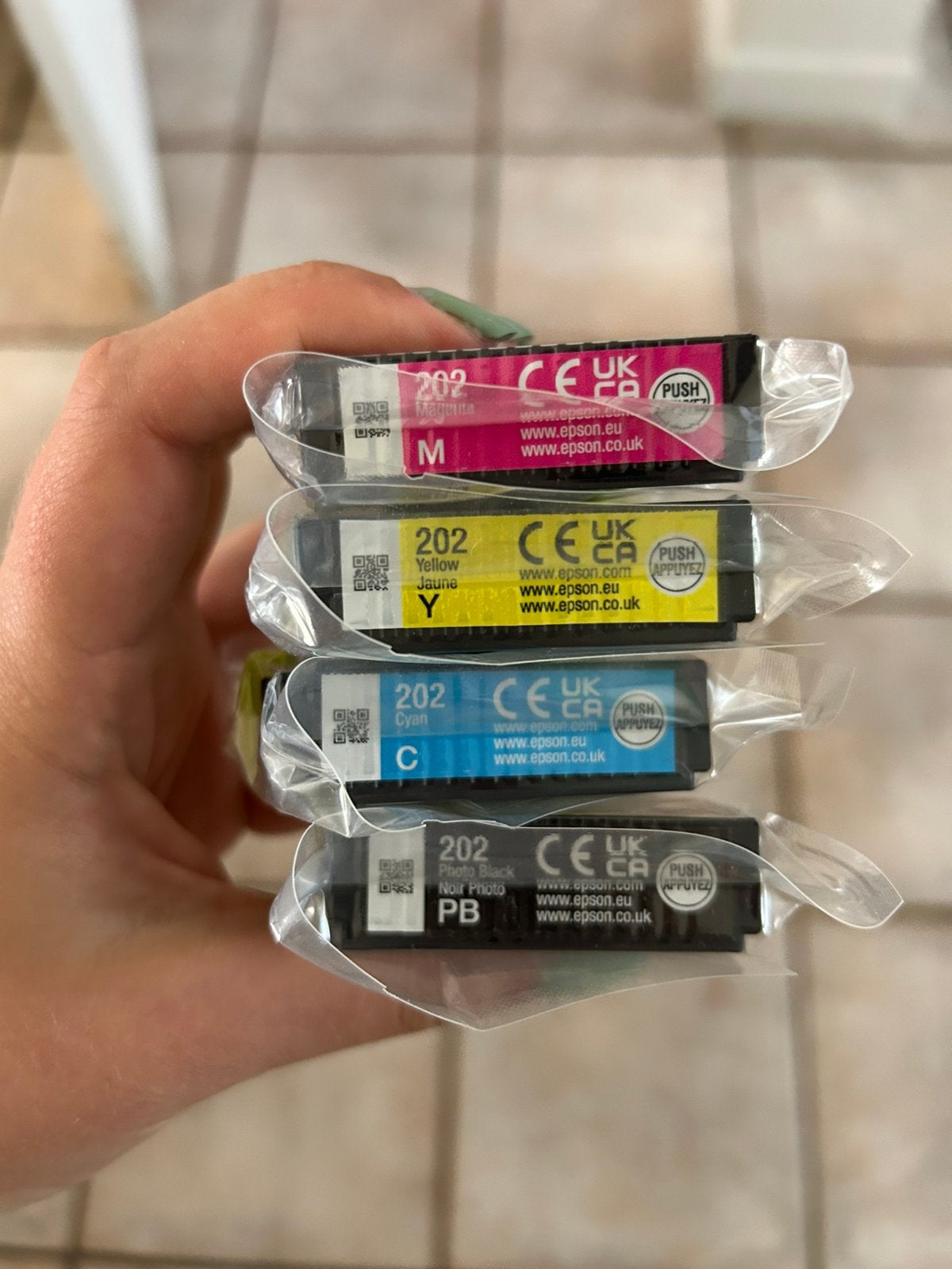 Epson inktpatronen, Ophalen, Nieuw, Cartridge
