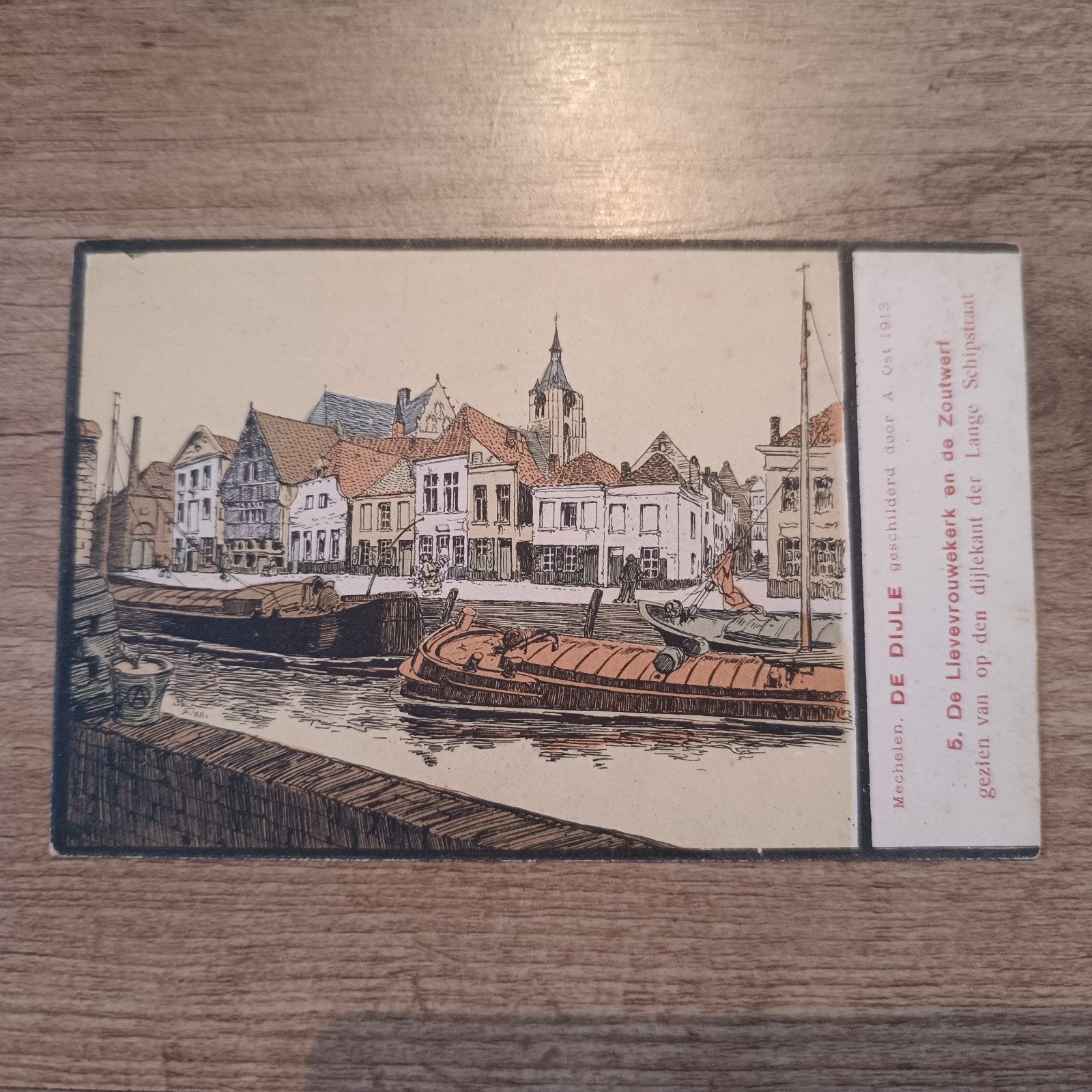A Ost Alfred DE DIJLE Nr 5 Zoutwerf, Ophalen of Verzenden