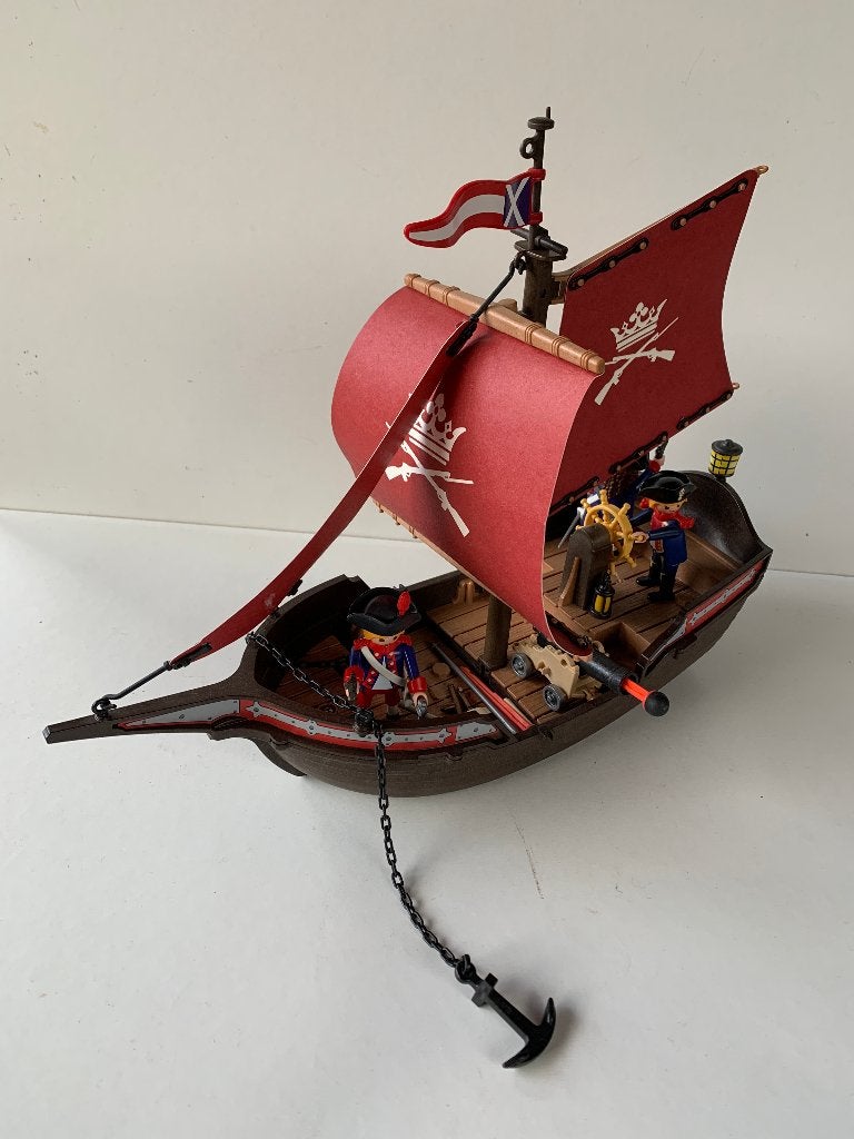 PLAYMOBIL: BRITS OORLOGSSCHIP, Historique, Enlèvement ou Envoi, Comme neuf, Bateau
