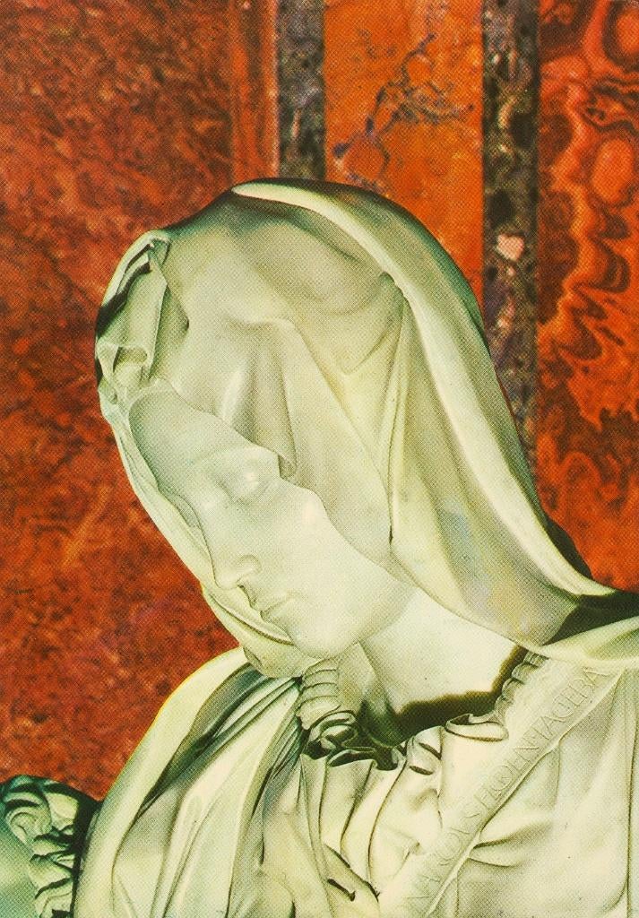 1966 - CITÉ DU VATICAN - La Pietà di Michelangelo, Envoi, 1960 à 1980, Affranchie, Italie