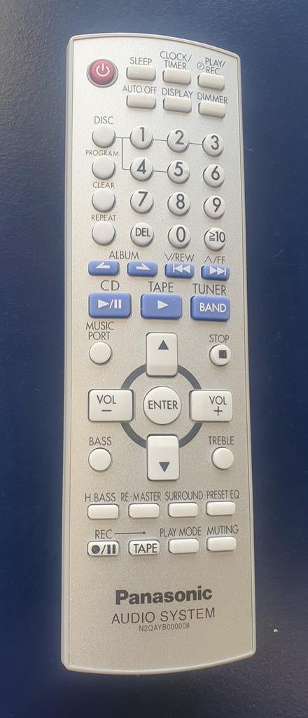 Télécommande Panasonic N2QAYB000008, Enlèvement