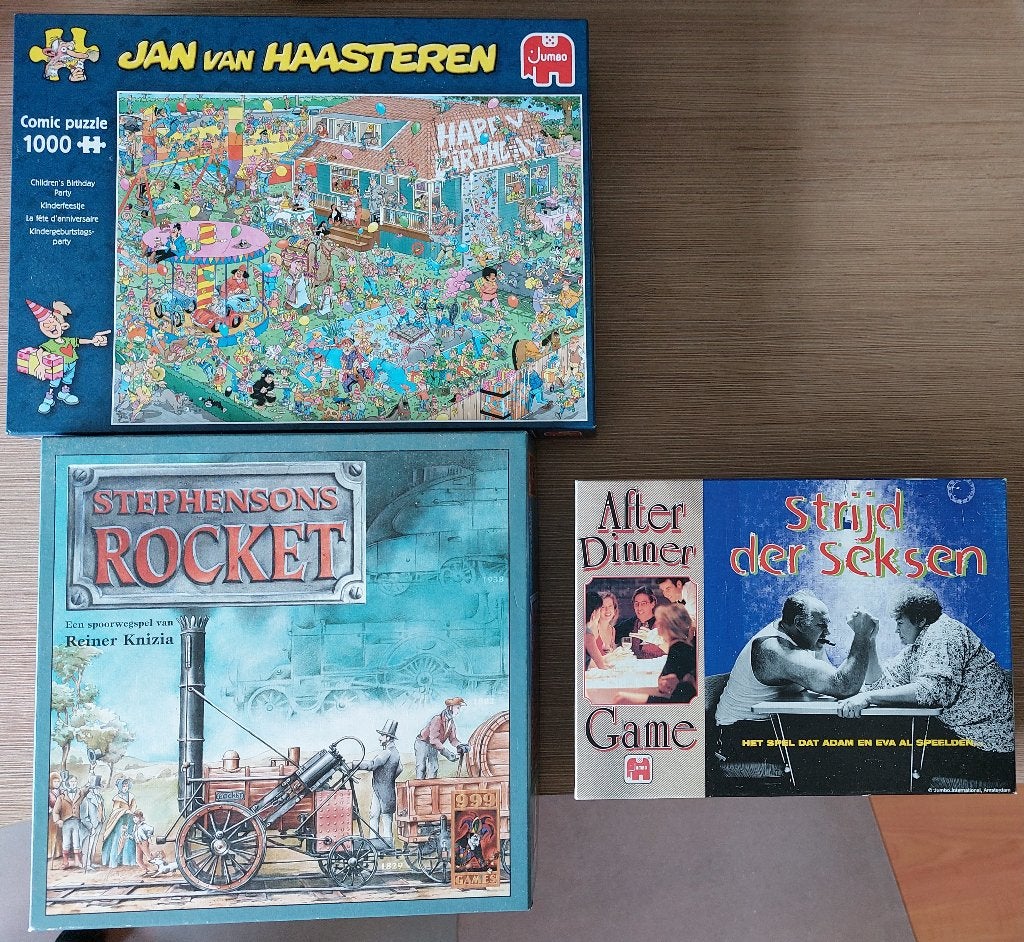Puzzel Jan van Haasteren Happy Birthday, Enlèvement ou Envoi, 500 à 1500 pièces, Utilisé